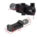 Mini support de pince  dgagement rapide, 25mm, 22mm, compatible arca - swiss, trpied, appareil photo ...