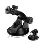 Mini - support  ventouse 360 degrs et adaptateur pour trpied pour appareils photo - ventouse puissante, ...