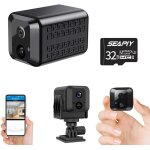 Mini surveillance 4k hd wifi avec batterie intégrée, application téléphone portable pour wifi, petite ... Mini surveillance 4k hd wifi avec batterie intégrée, application téléphone portable pour wifi, petite ...