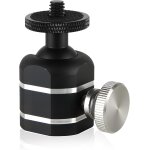 Mini tête sphérique pour trépied avec adaptateur de sabot de flash 1 / 4, tête de balle rotative a 360 ... Mini tête sphérique pour trépied avec adaptateur de sabot de flash 1 / 4, tête de balle rotative a 360 ...