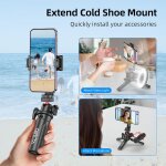 Mini trépied de voyage léger, caméra de sport stabilisateur appareil photo avec fixation à vis 1 / 4, ... Mini trépied de voyage léger, caméra de sport stabilisateur appareil photo avec fixation à vis 1 / 4, ...