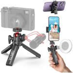 Mini tr�pied de voyage l�ger, cam�ra de sport stabilisateur appareil photo avec fixation � vis 1 / 4, ...
