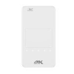 Mini vidoprojecteur portable android 4k pico projecteur intelligent wifi blanc yonis