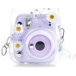 Mini11 transparent case for instax mini 11 / 9 / 8 / 8 + / 40 pvc dry flower instant camera bag cover ...