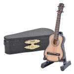 Mod�le miniature de guitare classique mini d�coration de guitare en bois mod�le d'instrument de musique8cm ...