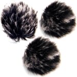 Minifur - lav bonnette pare - brise housse pour micro cravate (microphone lavalier) (lot de 2)