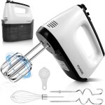 Mixeurs 9111a batteur a main - 6 vitesses - avec turbo - batteur a main electrique 400 w - avec bote ...