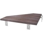 Modular side rack adapter walnut