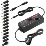 Mondodigitale - bloc d'alimentation universel 3, 5v 24v 120w 5a adaptateur ac / dc, avec 14 adaptateurs ...