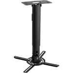 Mondodigitale - support de montage au plafond universel pour projecteur s'adapte a un plafond plat ou ...