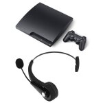 Mono sans fil bluetooth - casque compatible casque antibruit avec micro mains libres pour ps3 tlphone ...
