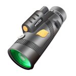 Monoculaire 12x50, t�lescope puissant pour randonn�e camping en plein air, tourisme observation des oiseaux, ...