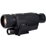Monoculaire de chasse � vision nocturne num�rique infrarouge hd avec zoom optique 5x fonction d'enregistrement ...