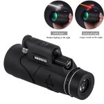 Monoculaire monoculaire couleur tlescope 12x50 zoom monoculaire clair jumelles vision nocturne tlescope ...