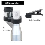 Monoculaire monoculaire couleur tlescope de poche mini microscope avec loupe, de clip lentille de revtue ...