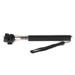 Monopode perche tlscopique extensible + adaptateur trpied pour gopro noir