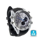 Montre camera espion 4 go elegance 1080p hd vision de nuit mini appareil photo yonis