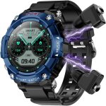 Montre intelligente pour homme avec couteurs sans fil, cran tactile amoled de 1, 54 , casque bluetooth, ...
