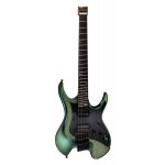 Mooer gtrs w900 - guitare electrique headless - aurora green ( + housse)