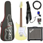 Mooer mlt10 guitar candy yellow pack d�butant guitare electrique