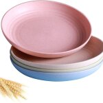 Morceaux d'assiette de tige de blé légère, dégradable, légère Morceaux d'assiette de tige de blé légère, dégradable, légère