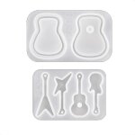 Moule en rsine exquise de forme irrgulire, pick de guitare triangle plectre moules en rsine casting ...