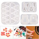 Moules en résine de forme irrégulière, pendentif en silicone, artisanat de bricolage pour plectres de ... Moules en résine de forme irrégulière, pendentif en silicone, artisanat de bricolage pour plectres de ...