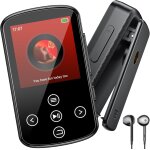 Moun - 128go lecteur mp3 bluetooth, mini lecteur de musique bluetooth de sport portable avec clip, lecteur ...