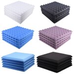 Mousse d'isolation acoustique de studio 5 pices 50x50x5cm carrelage absorbant barre ktv mur ponge d'isolatio ...