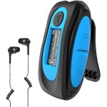 Mp3 etanche ipx8 avec clip ecran couleur, 8go lecteur avec radio fm hifi lossless baladeur mp3 pour natation ...