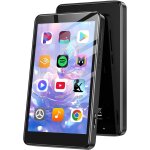 Mp4 bluetooth wifi 96go, lecteur musique spotify avec android 14 grand ecran tactile ips 4 pouces, haut ...