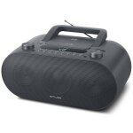 Muse m - 35 bt lecteur cd bluetooth, radio fm, lecteur mp3, usb, alimentation secteur et batterie, noir ...