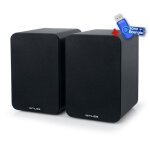 Muse m - 620 sh - enceintes bibliotheque150w - volume / aigus / graves r�glables avec bluetooth, usb, ...