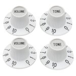 Musiclily pro fine - lvent de contrle du volume et de la tonalit, 24 cannelures, pour amplificateur ...