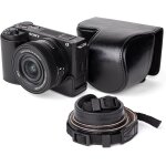 Muziri etui pour appareil photo sony zv - e10 ii, tui de protection en cuir pu pour appareil photo sony ...
