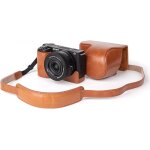 Muziri etui pour appareil photo sony zv - e10 ii, tui de protection en cuir pu pour appareil photo sony ...
