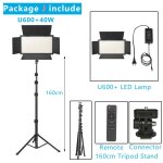 Nagnahz u800 + led video light photo studio lampe bicolore 2500k - 8500k dimmable avec trépied télécommande ... Nagnahz u800 + led video light photo studio lampe bicolore 2500k - 8500k dimmable avec trépied télécommande ...