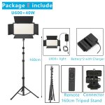 Nagnahz u800 + led video light photo studio lampe bicolore 2500k - 8500k dimmable avec trépied télécommande ... Nagnahz u800 + led video light photo studio lampe bicolore 2500k - 8500k dimmable avec trépied télécommande ...
