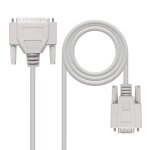 Nano cable 10. 14. 0802 - cble serie rs232 null modem, db9 / db25, femelle - mle, 1. 8mts