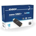 Nano t265 + rcepteur hdmi dongle terrestre tnt dvb - t2 et cble dvb - c, h265 hevc, fta, haute dfinition, ...