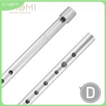Naomi - sifflet dtecte y en alliage d'aluminium haut d, 18 ou sifflet, 6 trous, flte irlandaise, buse ...