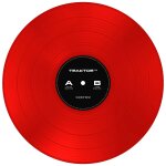 Native instruments traktor control vinyl - rouge - vinyle de contr�le dj - compatible traktor - couleur ...