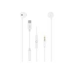T'nb sweet - ecouteurs avec micro - embout auriculaire - filaire - jack 3, 5mm, usb - c - blanc