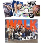 Nct 127 - 6th album [walk] (walk ver. ) photobook + cd - r + photocard + sicker + 2 pin button badges ...