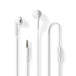 Nedis casque avec c�ble 3. 5 mm longueur du c�ble : 1. 20 m micro int?gr? blanc (filaire), ?couteurs, ...