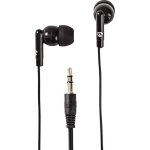 Nedis casque avec c�ble 3, 5 mm longueur du c�ble : 1, 20 m noir (filaire), ?couteurs, noir