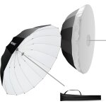 Neewer 130cm parabolique r�fl�chissant parapluie photographie avec int�rieur blanc, eclairage doux avec ...