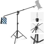 Neewer 2 - en - 1 supports d'clairage, trpied en alliage d'aluminium de 297 cm, bras de perche de 115, ...