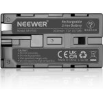 Neewer 7. 2v 2600mah batterie li - ion rechargeable de remplacement pour sony np - f550 / 570 / 530 compatible ...