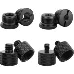 Neewer 8pcs kit d'adaptateurs pour pied de micro, filetage femelle 1 / 4 3 / 8  vers m�le 5 / 8  et un ...